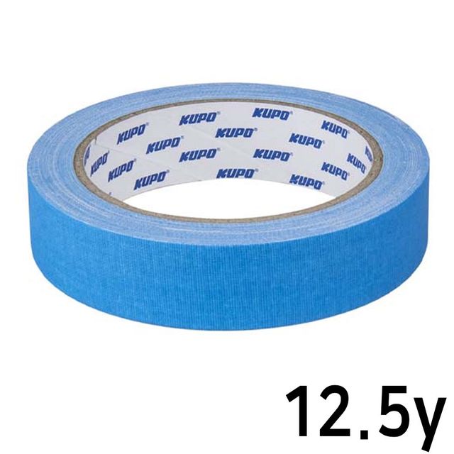 연극 영화 마스킹테이프 KUPO (24mmx12.5yard) 형광 테이프 소품 바닥라인 Cloth (CSS-24125BU) (블루)