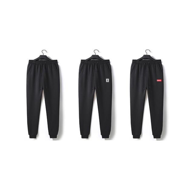 여성츄리닝바지 1P 운동 겨울 커플 기모 밴딩 팬츠