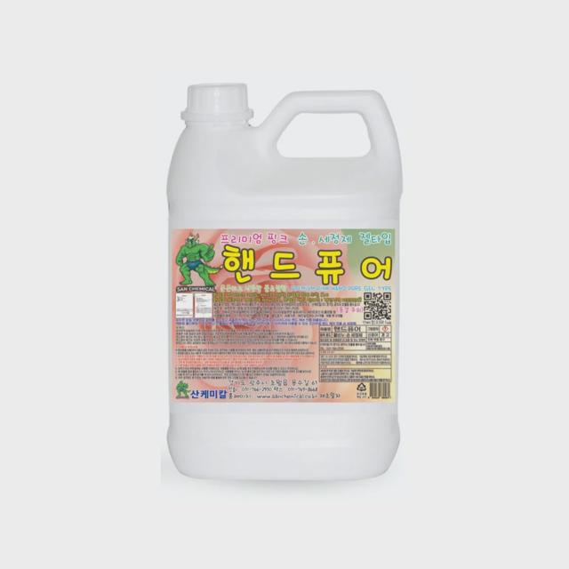 핸드퓨어 핑크 3.75리터 젤비누