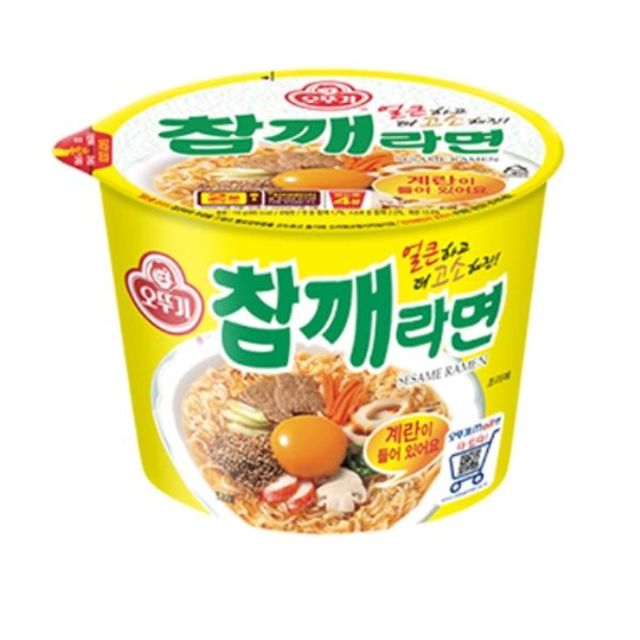 오뚜기)참깨라면 큰컵(12개입)