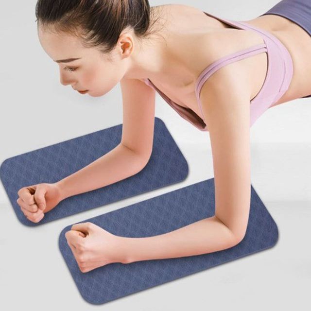 안밀리는 미니 요가 매트 얇은 요거 작은 TPE 10mm 2P