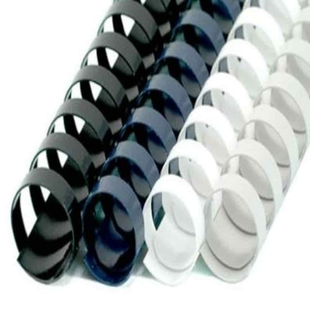 플라스틱링 10mm 흑색 100p 제본재료 책제본링 스프링제본 제본링