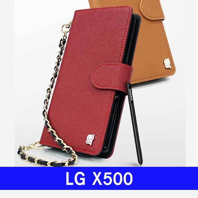LG X500 천연가죽 Botemu프라페 X320 케이스 - 프리미엄 보호