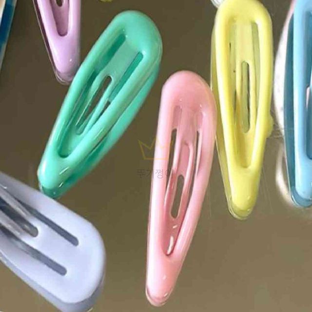 컬러 똑딱핀 헤어고정핀