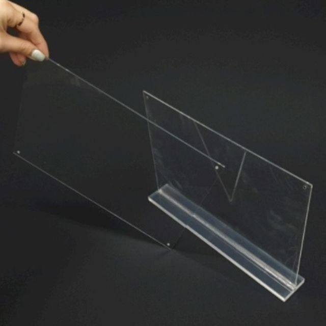 테이블텐트 깔끔한 A4가로 테이블메뉴판