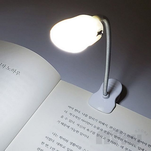 학습용집게등 휴대용스태드클립 2구 LED 헤드캡 집게 독서등