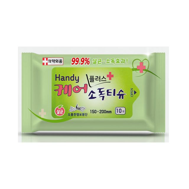케어플러스 소독티슈 10매 5팩