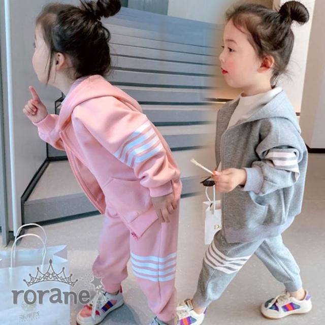 후드 여아 상하복 세트