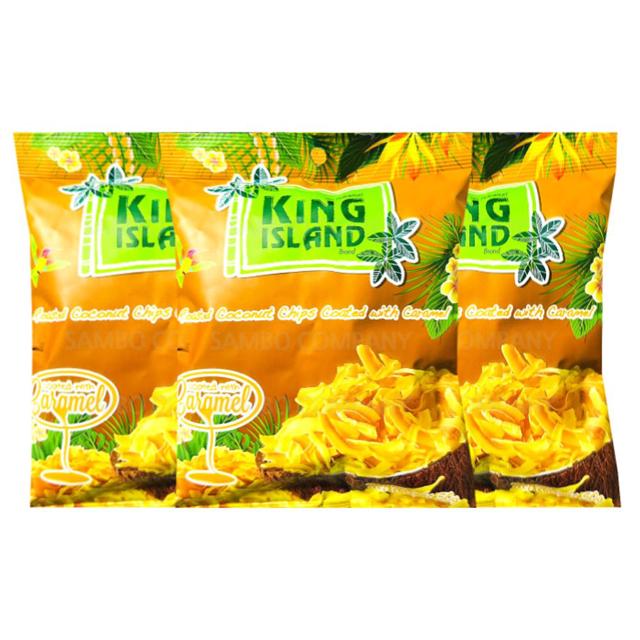 킹아일랜드카라멜맛코코넛칩 카라멜맛코코넛칩 3개