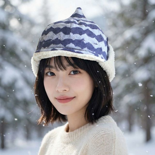귀도리 방한캡 방 퍼모자 모자 니트모자 방한모