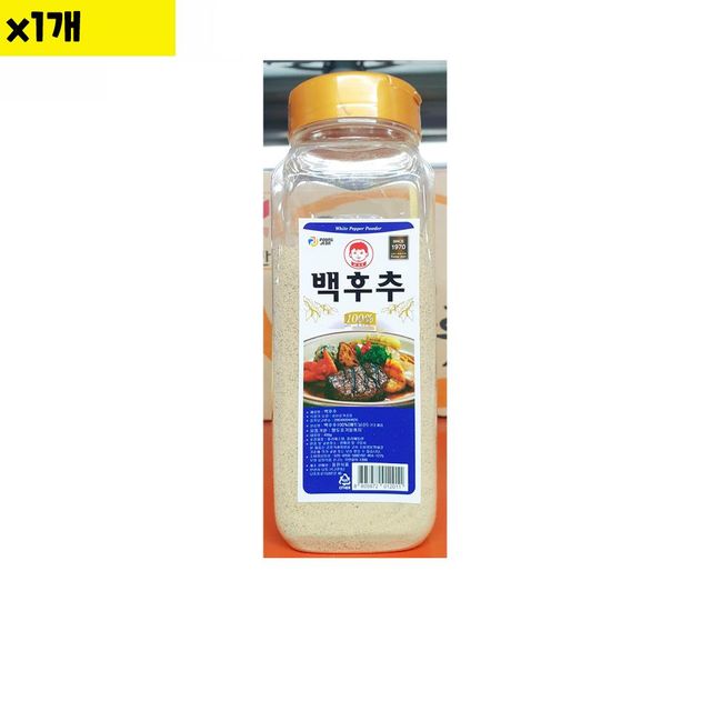 식자재 도매 풍전식품 백후추분말 400g 1개
