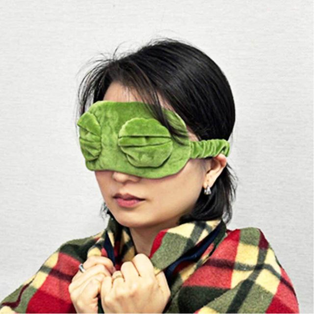 개구리눈 안대 개구리안대 캐릭터안대