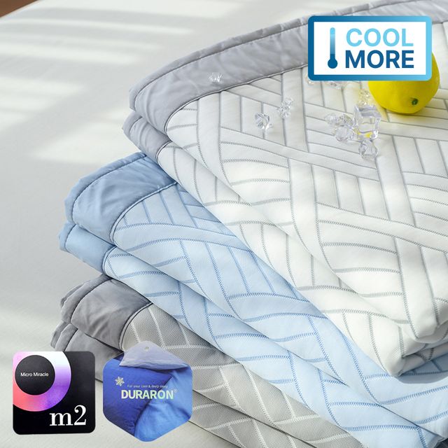 엘라 듀라론 3중직 냉감 패드베개세트 3color K