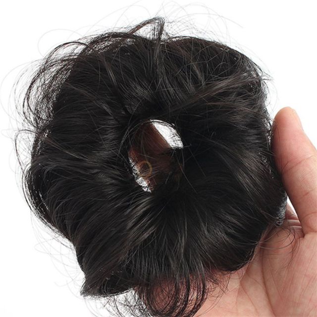 묶은머리 가발 내추럴블랙 똥머리가발 당고가발 올림머리가발