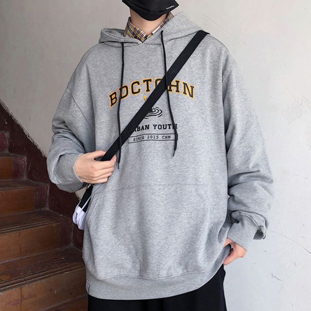 오버핏 후드 재킷 남성 스니커즈 커플