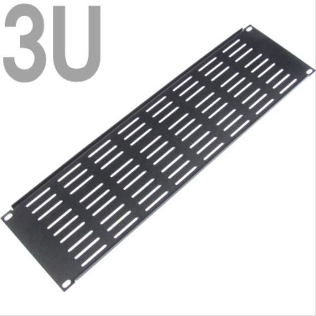 NETmate CYPV 허브랙 통풍식 블랭크 판넬(3U 블랙)