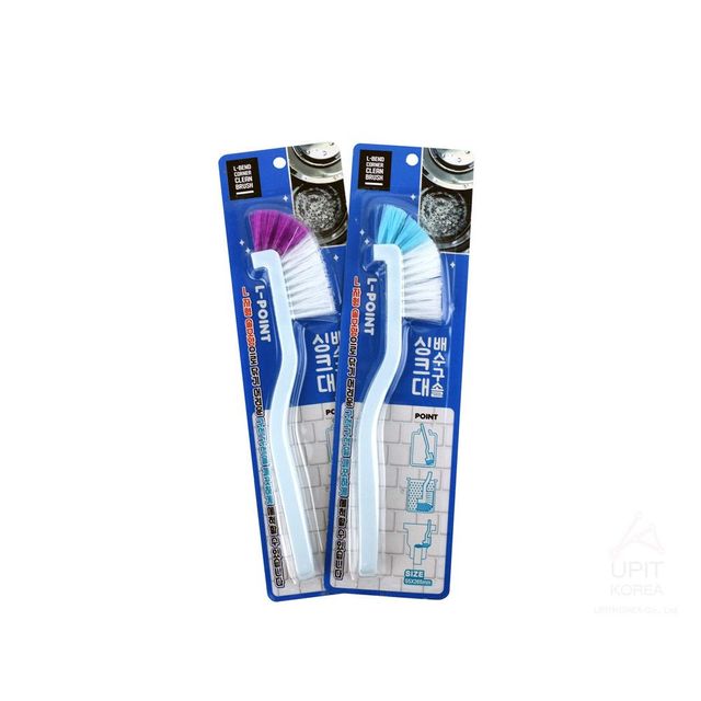L자형 싱크대 배수구솔 세척솔 랜덤발송 싱크대솔