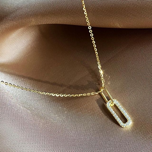 14k gold filled 언발클립 목걸이 데일리