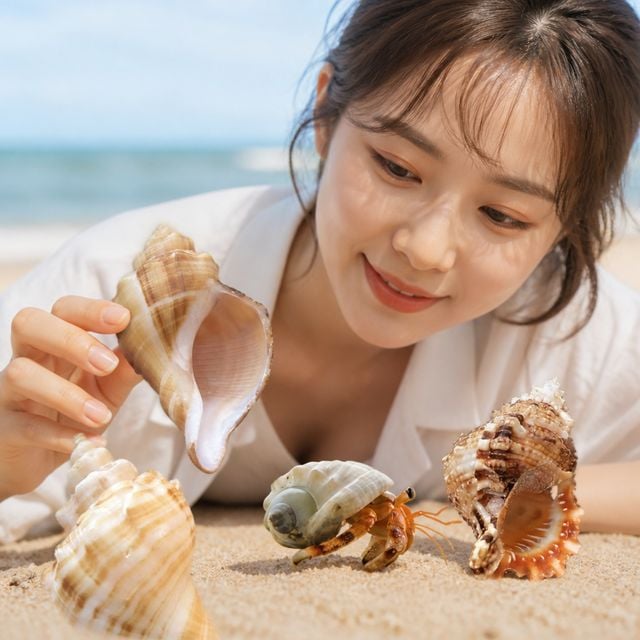 소라게 집 교체용 자연 쉘 코코넛 크랩 딸기 은신처 껍데기 탈피껍질