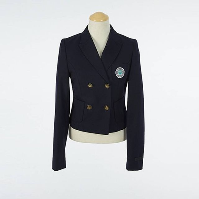 TBZ 교복몰 4버튼 네이비 여자자켓 (인덕공업공고) 교복자