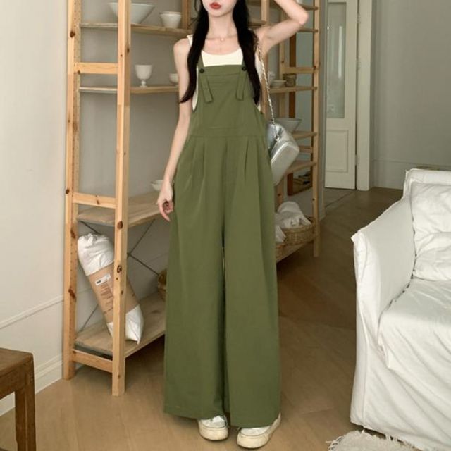 여자멜빵바지 G126706 직장인 와이드 점프수트 2사이