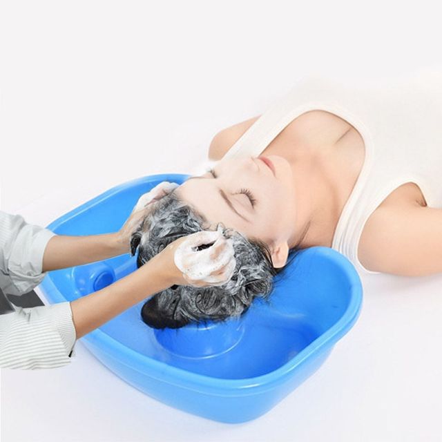 입원실머리대야 수술 병원 거동힘든분 동시배수 휴대용세발기