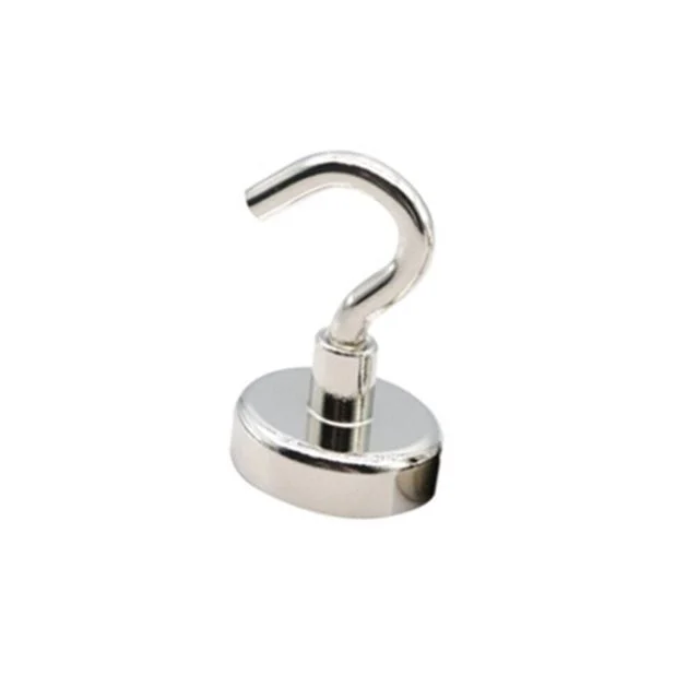 자석 걸이 25mm 1개 현관문자석고리 원형고리자석 강력자석고리