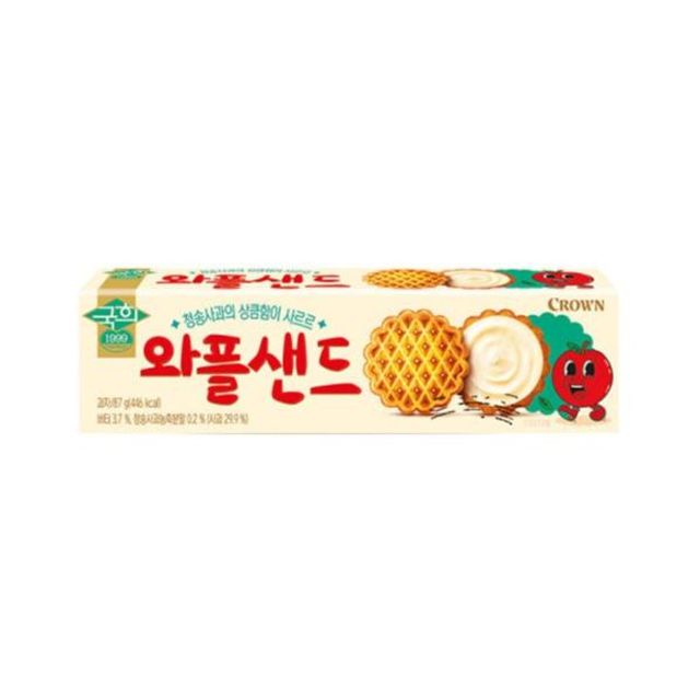 크라운 와플샌드 87g