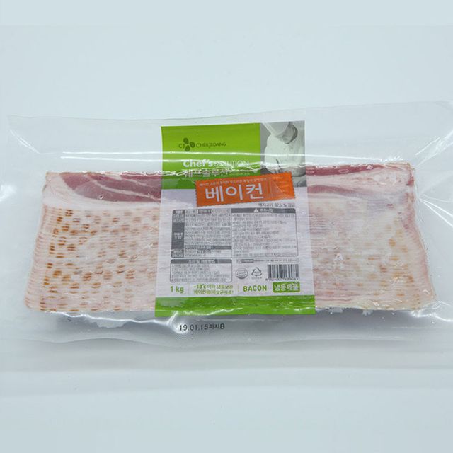 (냉동식품) CJ 백설 베이컨 1kg