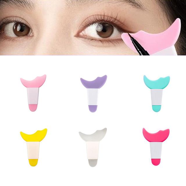 실리콘 마스카라 보조 가드 간편 아이라이너 가이드