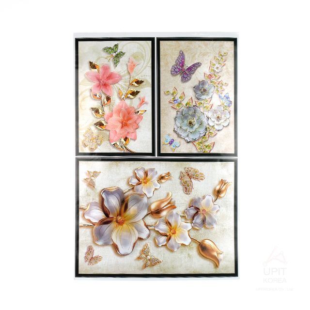 CH 룸데코 액자형 스티커 플라워(TL-W012)
