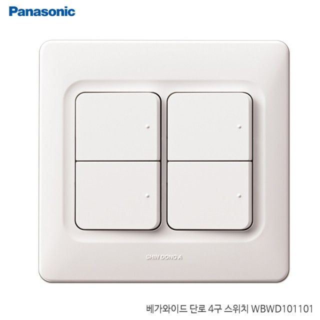 파나소닉ES신동아 베가와이드 스위치 4구(2개용)
