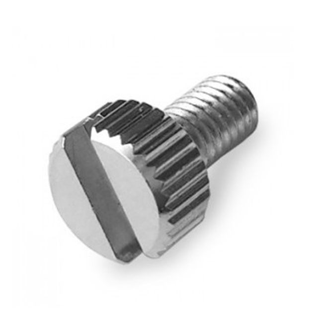 손잡이볼트A 황동니켈도금 M2.6 8x3x4mm 50개