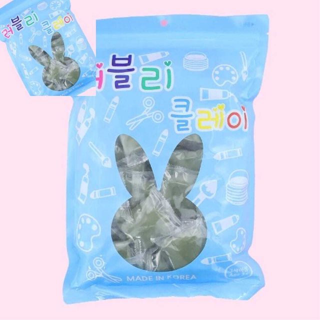어린이점토 공예클레이 검정색 소용량 만들기재료 클레이점토 점토클레이 컬러클레이 클레이아트