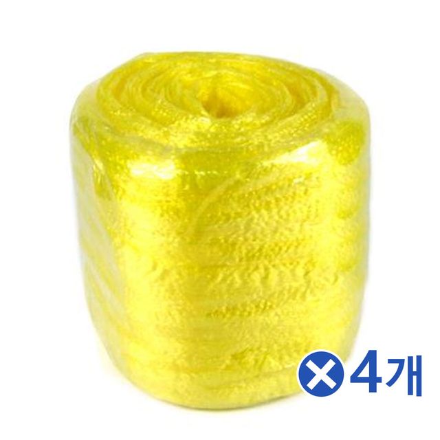 포장끈 노끈 대형 4개묶음 색상랜덤 비닐끈 포장용