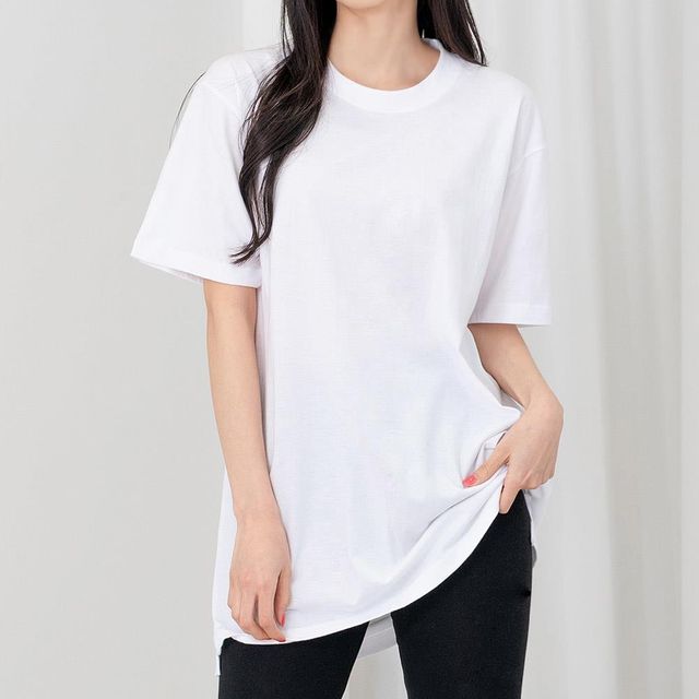 반팔 라운드티 긴팔티셔츠 여자티 가성비 여성의류