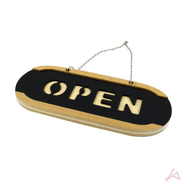 CH OPEN/CLOSED(우드)소(6702)