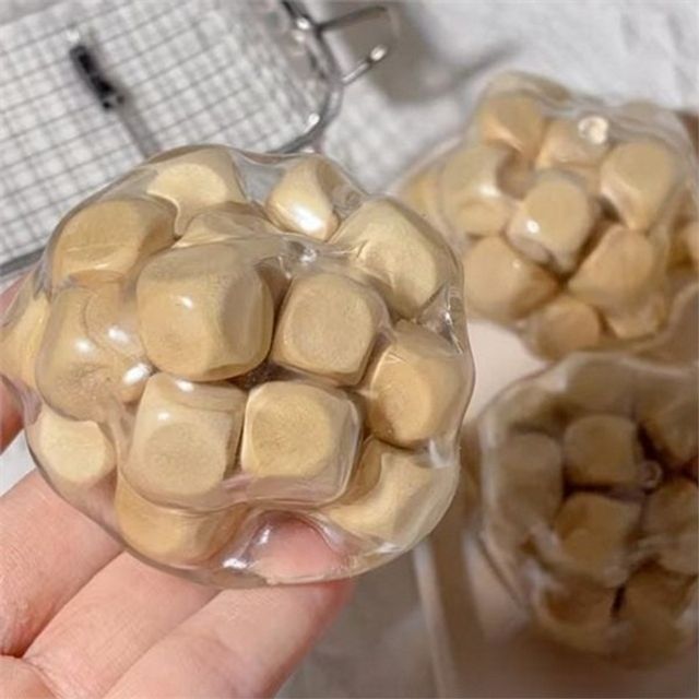 우드 말랑이 우드 스트레스 볼 데스크 힐링 키덜트 장난감 사무실 소리 인테리어 우드블록 안정감 오피스
