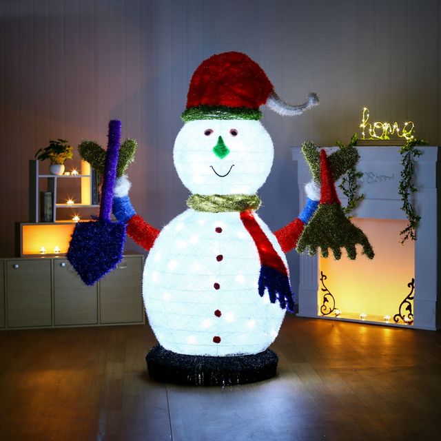 140cm LED 눈사람 장식 매장홍보용 크리스마스 장식