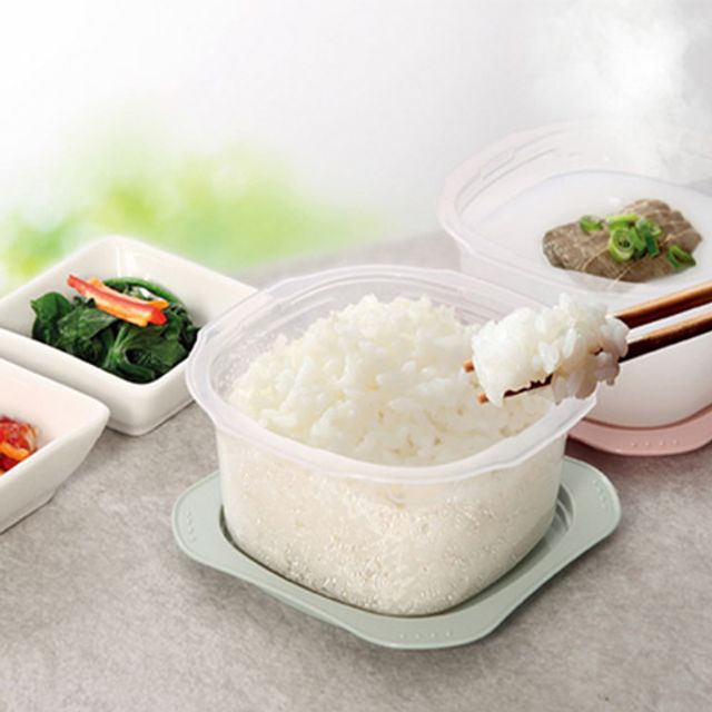 국내 생산 전자레인지용 밀폐용기 300ml 냉동밥 보관