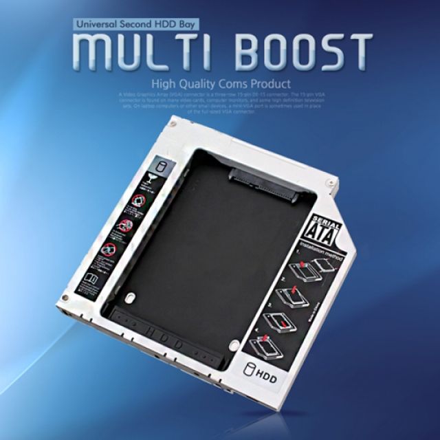 Coms 노트북용 멀티부스트 HDD SSD 추가 설치용12.7