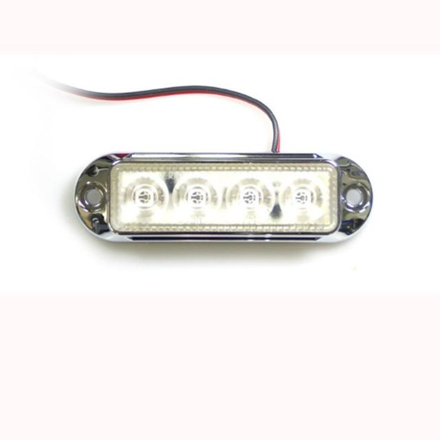 24V4구 LED 미니 사이드 램프 화이트 차폭등