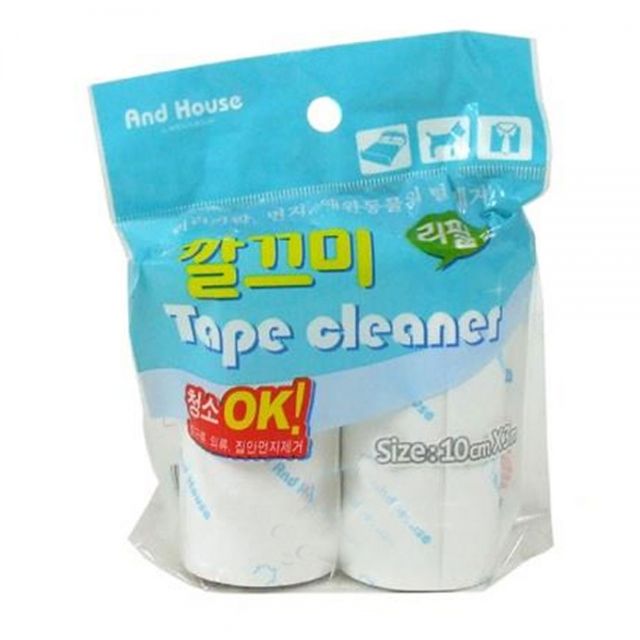 리필형 테이프클리너 10cmX3m 2개입 강아지털제거