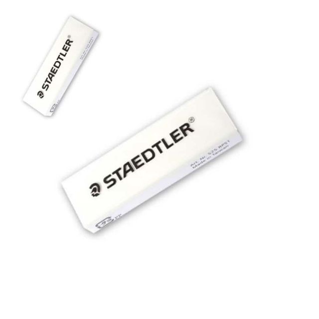 스테들러 슬라이딩 지우개 525 RPS1 리필 60x20x10mm 학생지우개 부드러운지우개 연필지우개 책지우개