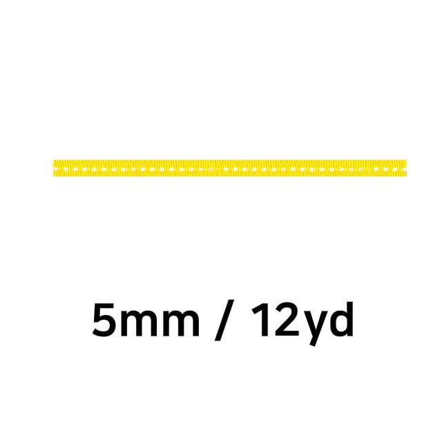 포장리본 스티치롤 5mm 노랑, 방과후활동 골직