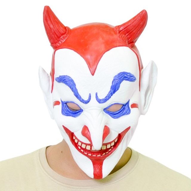 데빌 할로윈파티악마가면 삐에로가면