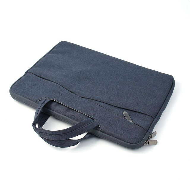 TBZ 히든 핸들형 블루 노트북 파우치 38.5x28.5cm