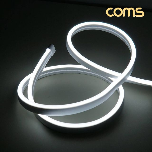 TBZ Coms USB LED 케이블 White 1M 스위치 슬림형 LED 램프 BD910