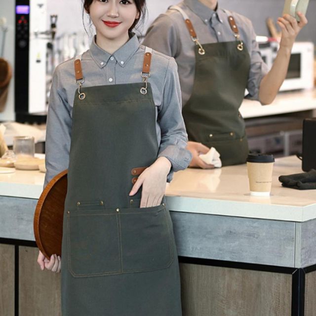 카페 베이킹 목공 데님 공방 식당 앞치마