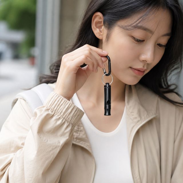 휘슬 비상 휴대용 경보음 악세사리